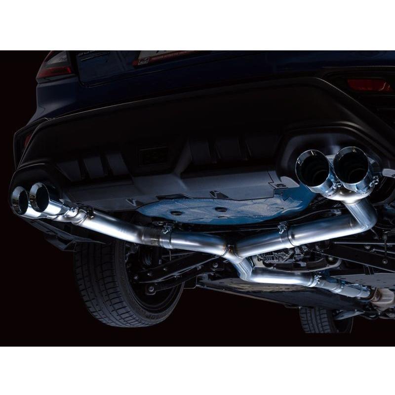 AWE Tuning 2022+ VB Subaru WRX Track Edition Exhaust - Chrome Silver Tips NP Motorsports