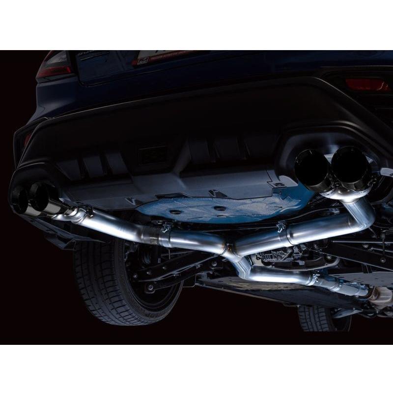 AWE Tuning 2022+ VB Subaru WRX Track Edition Exhaust - Diamond Black Tips NP Motorsports