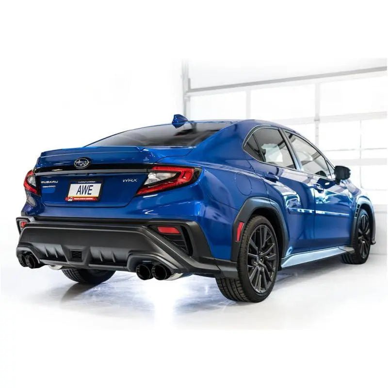 AWE Tuning 2022+ VB Subaru WRX Track Edition Exhaust - Diamond Black Tips - Get it from Bo