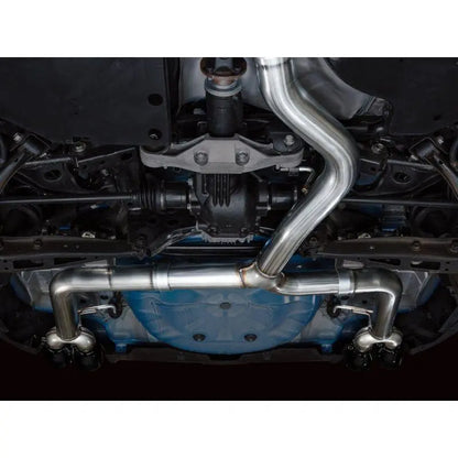 AWE Tuning 2022+ VB Subaru WRX Track Edition Exhaust - Diamond Black Tips NP Motorsports
