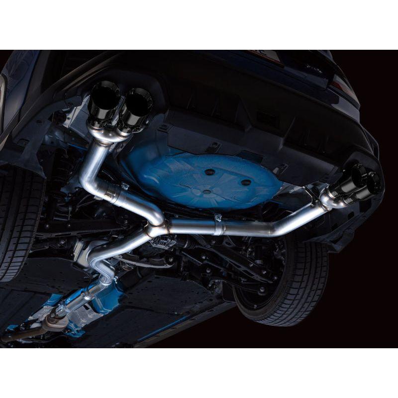 AWE Tuning 2022+ VB Subaru WRX Track Edition Exhaust - Diamond Black Tips NP Motorsports