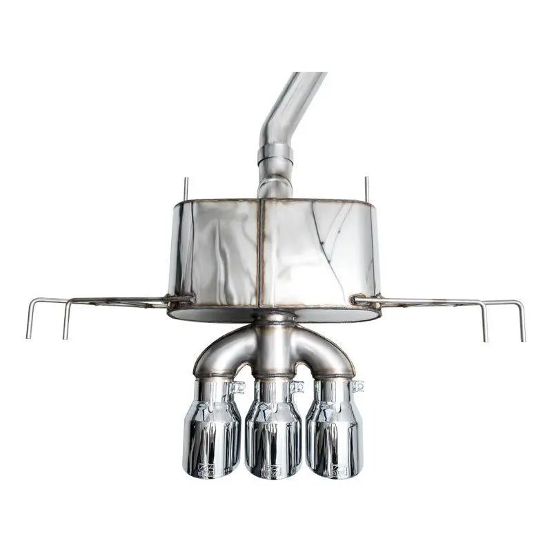 AWE Tuning 2023 Honda Civic Type R FL5 Touring Edition Exhaust w/ Triple Chrome Silver Tips - Get it from Bo