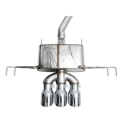 AWE Tuning 2023 Honda Civic Type R FL5 Touring Edition Exhaust w/ Triple Chrome Silver Tips - Get it from Bo