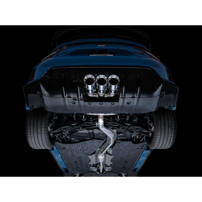 AWE Tuning 2023 Honda Civic Type R FL5 Touring Edition Exhaust w/ Triple Chrome Silver Tips NP Motorsports