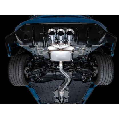 AWE Tuning 2023 Honda Civic Type R FL5 Touring Edition Exhaust w/ Triple Chrome Silver Tips - Get it from Bo
