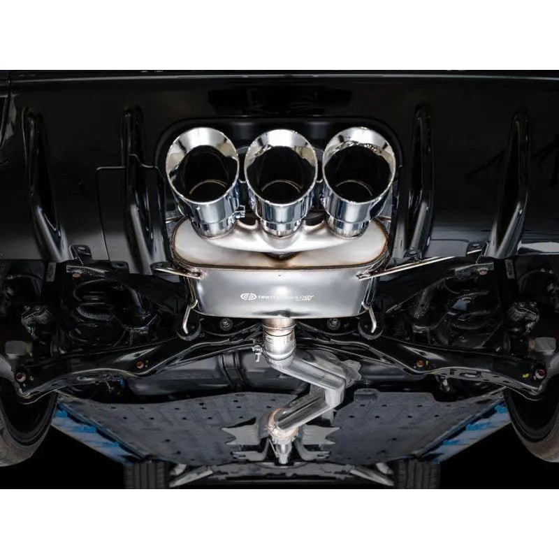 AWE Tuning 2023 Honda Civic Type R FL5 Touring Edition Exhaust w/ Triple Chrome Silver Tips - Get it from Bo