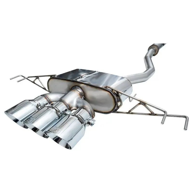 AWE Tuning 2023 Honda Civic Type R FL5 Touring Edition Exhaust w/ Triple Chrome Silver Tips - Get it from Bo