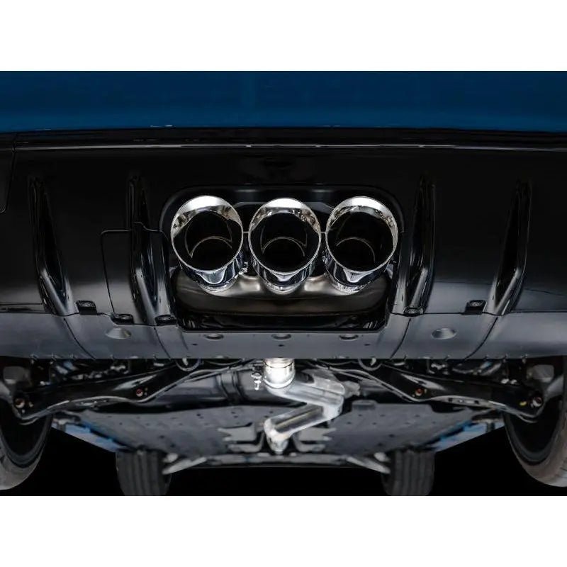 AWE Tuning 2023 Honda Civic Type R FL5 Touring Edition Exhaust w/ Triple Chrome Silver Tips - Get it from Bo