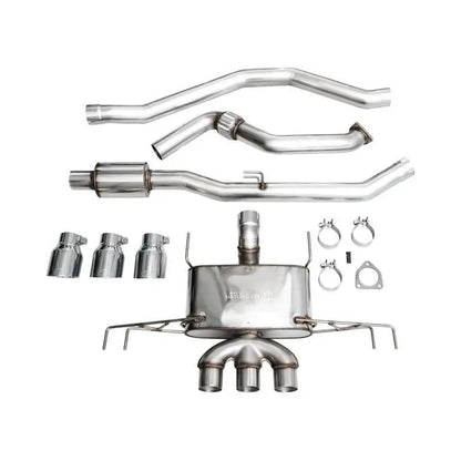 AWE Tuning 2023 Honda Civic Type R FL5 Touring Edition Exhaust w/ Triple Chrome Silver Tips NP Motorsports