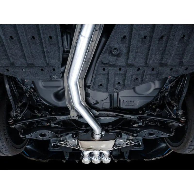 AWE Tuning 2023 Honda Civic Type R FL5 Touring Edition Exhaust w/ Triple Chrome Silver Tips - Get it from Bo