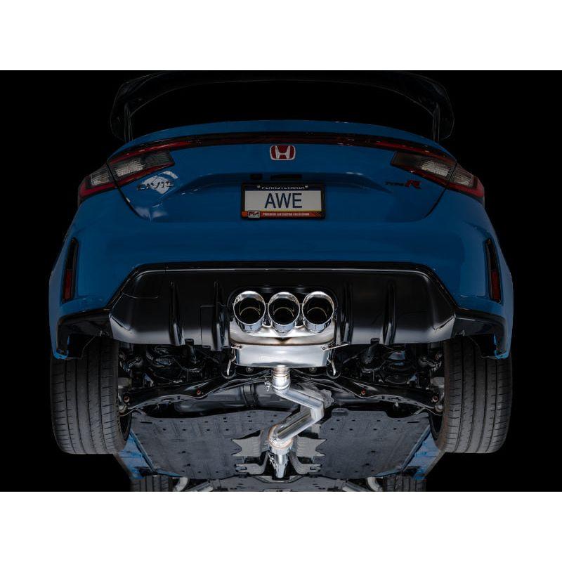 AWE Tuning 2023 Honda Civic Type R FL5 Touring Edition Exhaust w/ Triple Chrome Silver Tips NP Motorsports