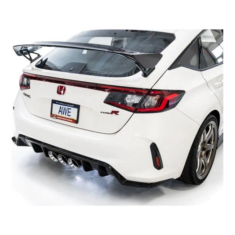 AWE Tuning 2023 Honda Civic Type R FL5 Touring Edition Exhaust w/ Triple Chrome Silver Tips - Get it from Bo