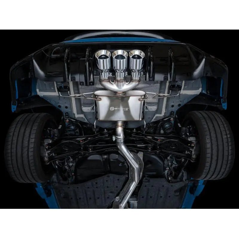 AWE Tuning 2023 Honda Civic Type R FL5 Touring Edition Exhaust w/ Triple Chrome Silver Tips - Get it from Bo