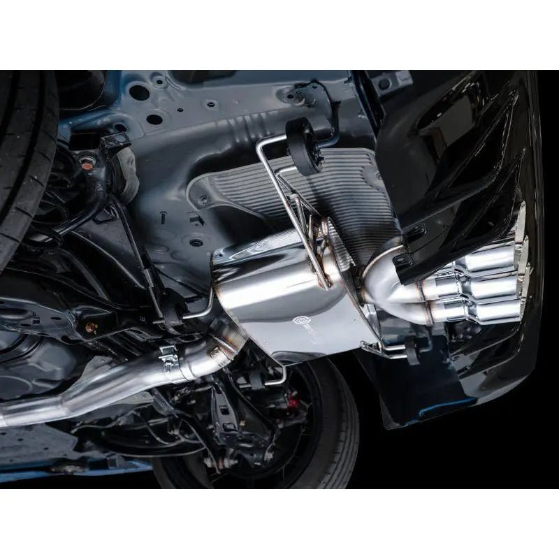 AWE Tuning 2023 Honda Civic Type R FL5 Touring Edition Exhaust w/ Triple Chrome Silver Tips - Get it from Bo