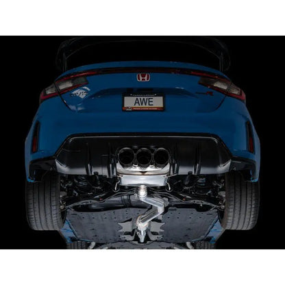 AWE Tuning 2023+ Honda Civic Type R FL5 Touring Edition Exhaust w/ Triple Diamond Black Tips NP Motorsports