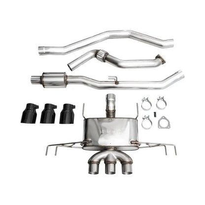 AWE Tuning 2023+ Honda Civic Type R FL5 Touring Edition Exhaust w/ Triple Diamond Black Tips NP Motorsports