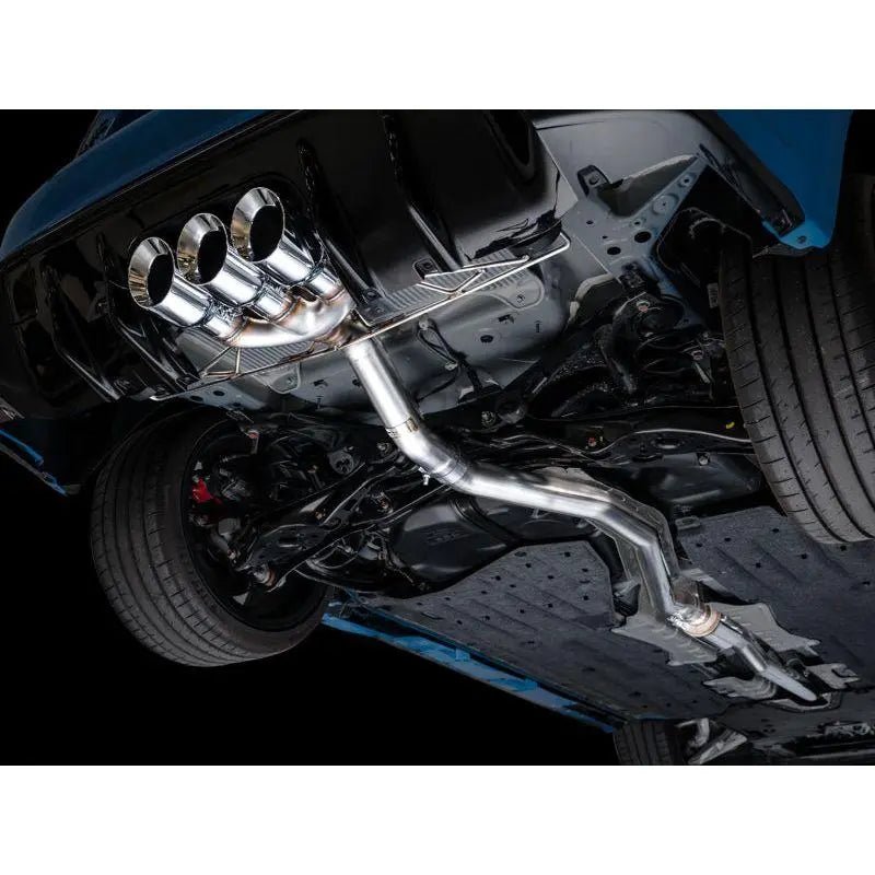 AWE Tuning 2023+ Honda Civic Type R FL5 Track Edition Exhaust w/ Triple Chrome Silver Tips - Get it from Bo