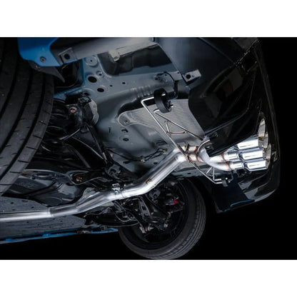 AWE Tuning 2023+ Honda Civic Type R FL5 Track Edition Exhaust w/ Triple Chrome Silver Tips NP Motorsports