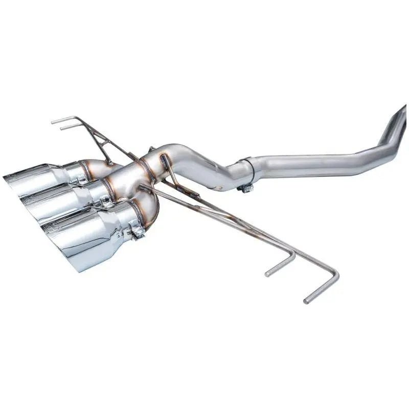 AWE Tuning 2023+ Honda Civic Type R FL5 Track Edition Exhaust w/ Triple Chrome Silver Tips - Get it from Bo