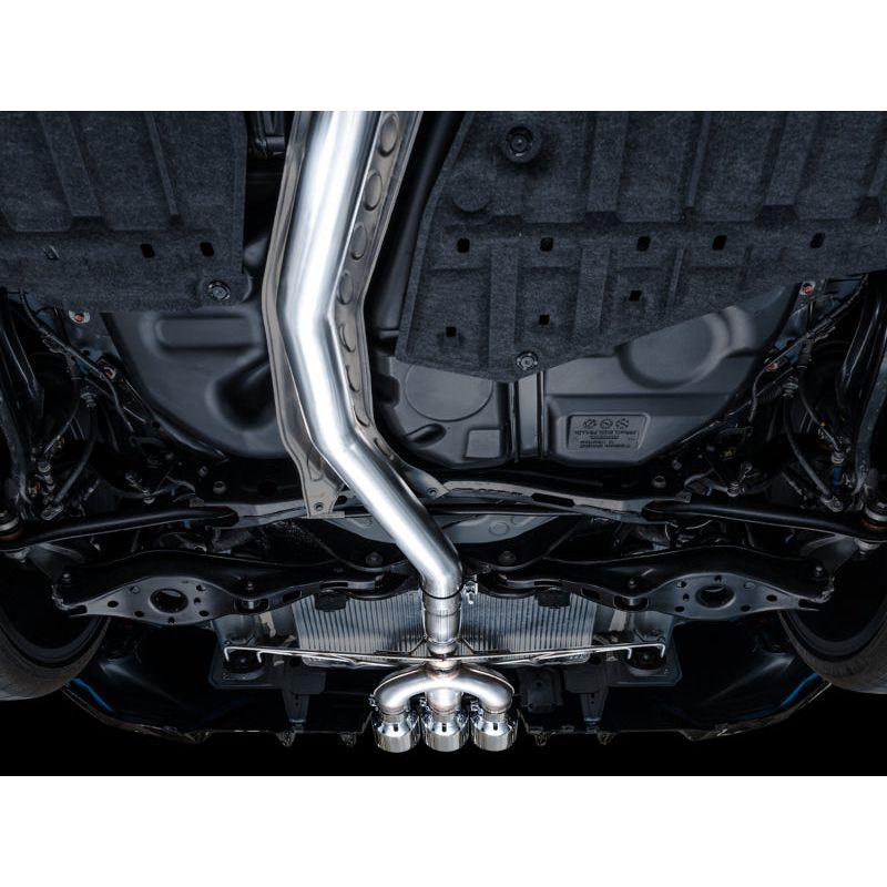 AWE Tuning 2023+ Honda Civic Type R FL5 Track Edition Exhaust w/ Triple Chrome Silver Tips NP Motorsports