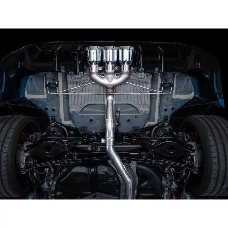 AWE Tuning 2023+ Honda Civic Type R FL5 Track Edition Exhaust w/ Triple Chrome Silver Tips - Get it from Bo
