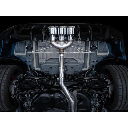 AWE Tuning 2023+ Honda Civic Type R FL5 Track Edition Exhaust w/ Triple Chrome Silver Tips - Get it from Bo