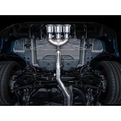 AWE Tuning 2023+ Honda Civic Type R FL5 Track Edition Exhaust w/ Triple Chrome Silver Tips NP Motorsports