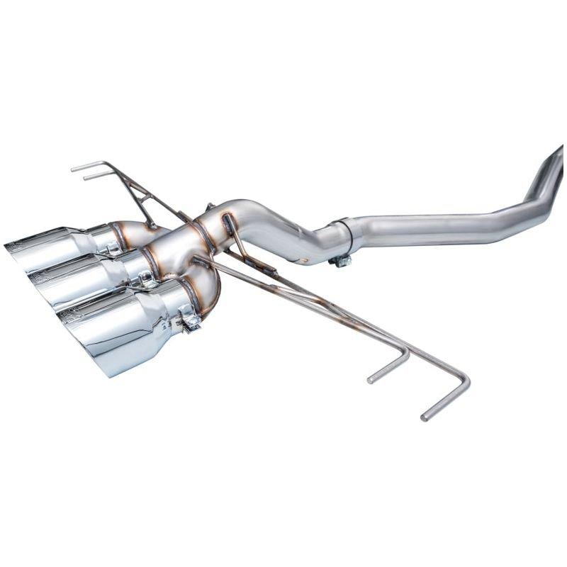 AWE Tuning 2023+ Honda Civic Type R FL5 Track Edition Exhaust w/ Triple Chrome Silver Tips NP Motorsports