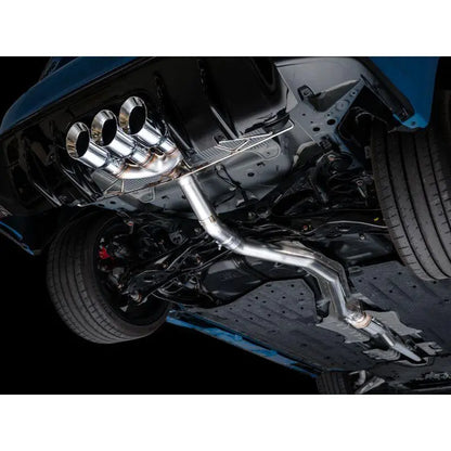 AWE Tuning 2023+ Honda Civic Type R FL5 Track Edition Exhaust w/ Triple Chrome Silver Tips NP Motorsports