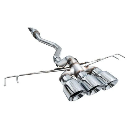 AWE Tuning 2023+ Honda Civic Type R FL5 Track Edition Exhaust w/ Triple Chrome Silver Tips NP Motorsports