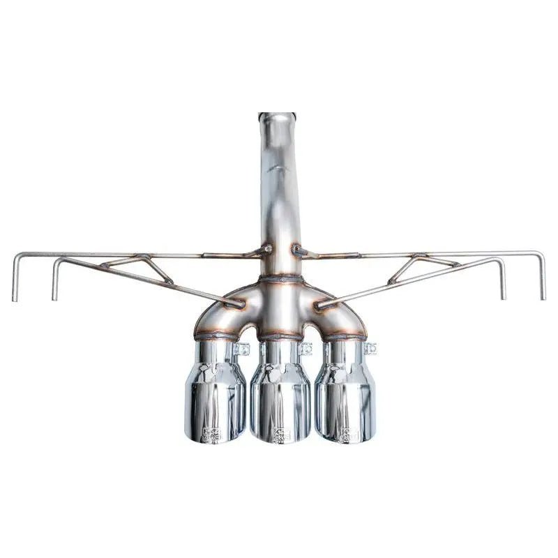 AWE Tuning 2023+ Honda Civic Type R FL5 Track Edition Exhaust w/ Triple Chrome Silver Tips - Get it from Bo