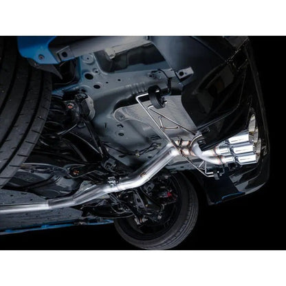 AWE Tuning 2023+ Honda Civic Type R FL5 Track Edition Exhaust w/ Triple Chrome Silver Tips - Get it from Bo