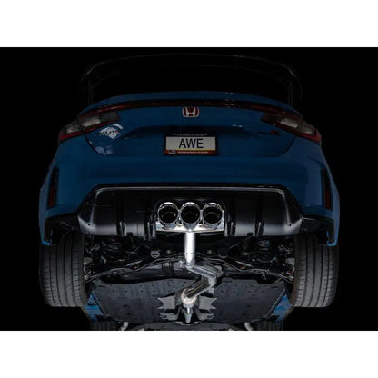 AWE Tuning 2023+ Honda Civic Type R FL5 Track Edition Exhaust w/ Triple Chrome Silver Tips NP Motorsports