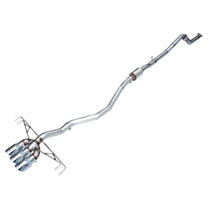 AWE Tuning 2023+ Honda Civic Type R FL5 Track Edition Exhaust w/ Triple Chrome Silver Tips NP Motorsports