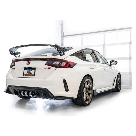 AWE Tuning 2023+ Honda Civic Type R FL5 Track Edition Exhaust w/ Triple Chrome Silver Tips NP Motorsports