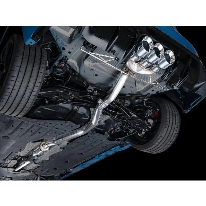 AWE Tuning 2023+ Honda Civic Type R FL5 Track Edition Exhaust w/ Triple Chrome Silver Tips - Get it from Bo