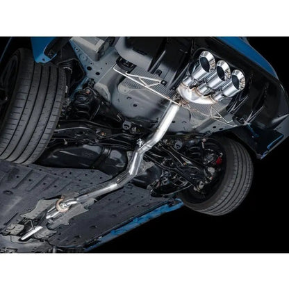 AWE Tuning 2023+ Honda Civic Type R FL5 Track Edition Exhaust w/ Triple Chrome Silver Tips - Get it from Bo