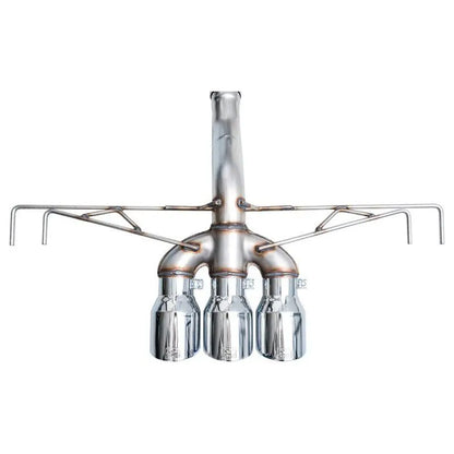 AWE Tuning 2023+ Honda Civic Type R FL5 Track Edition Exhaust w/ Triple Chrome Silver Tips NP Motorsports