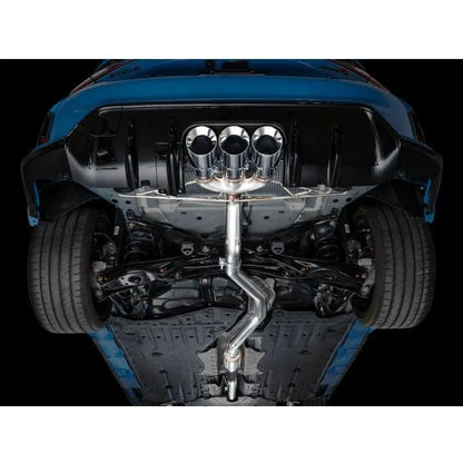 AWE Tuning 2023+ Honda Civic Type R FL5 Track Edition Exhaust w/ Triple Chrome Silver Tips - Get it from Bo