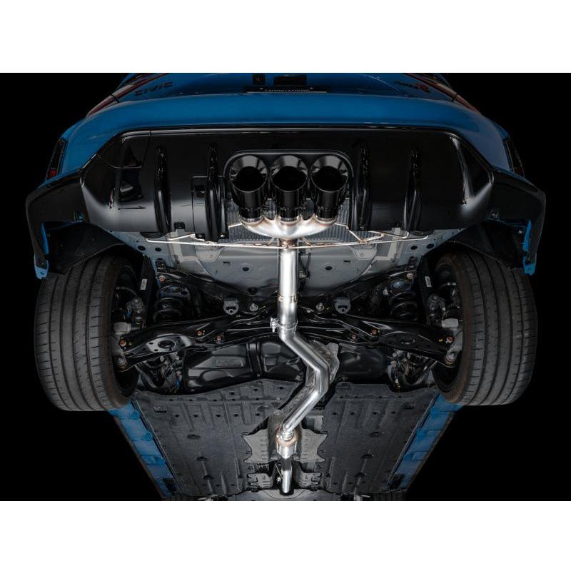 AWE Tuning 2023 Honda Civic Type R FL5 Track Edition Exhaust w/ Triple Diamond Black Tips NP Motorsports