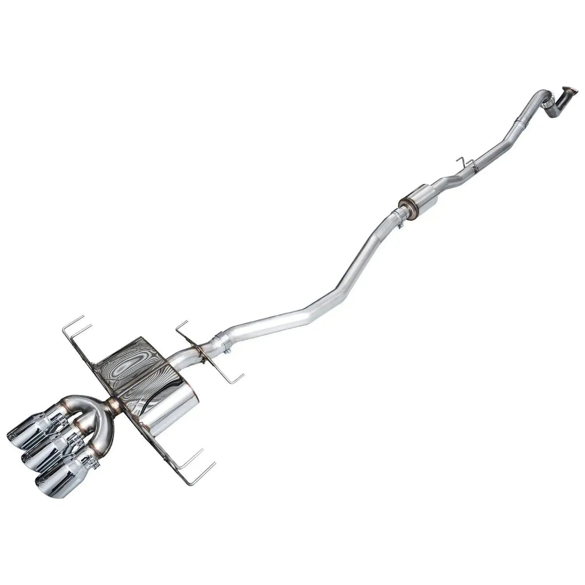 AWE Tuning 2024 Acura Integra Type S DE5 FWD Touring Edition Exhaust w/ Triple Chrome Silver Tips - Get it from Bo
