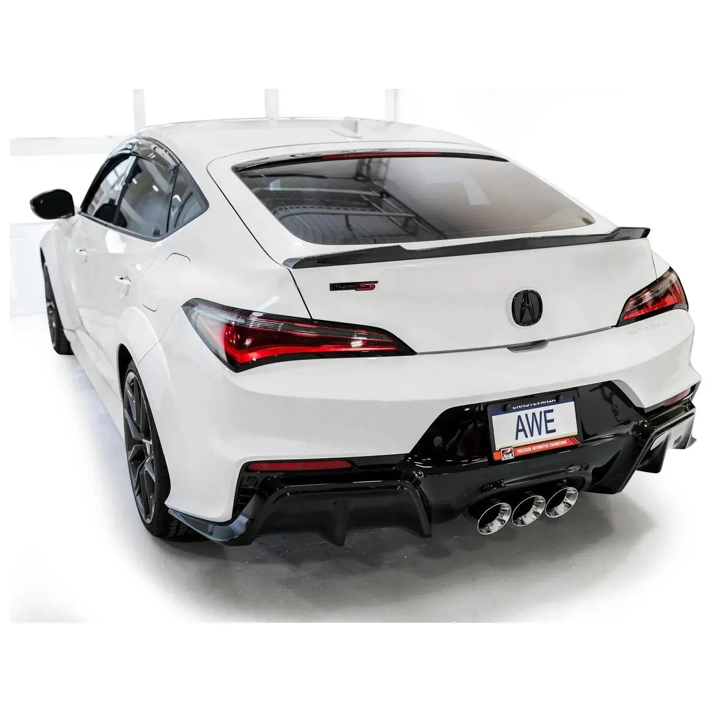 AWE Tuning 2024 Acura Integra Type S DE5 FWD Touring Edition Exhaust w/ Triple Chrome Silver Tips - Get it from Bo