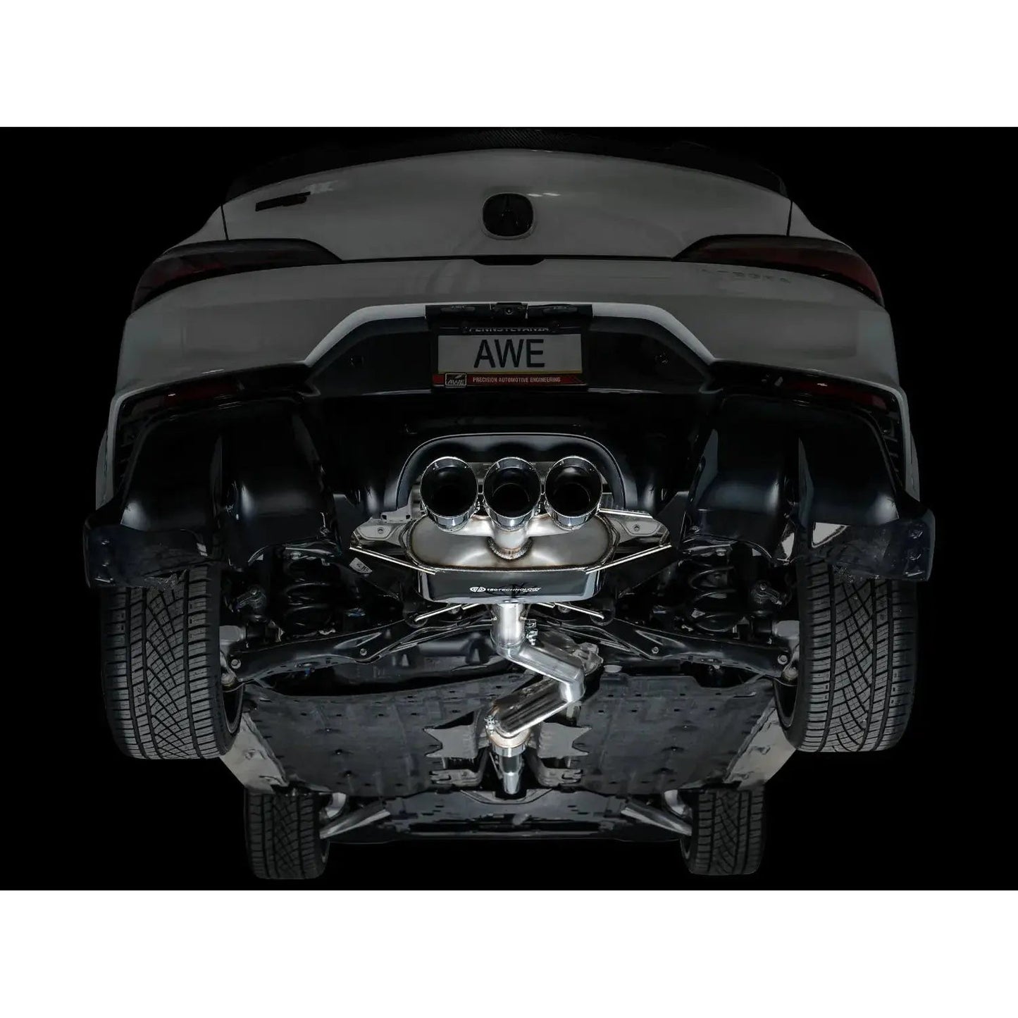 AWE Tuning 2024 Acura Integra Type S DE5 FWD Touring Edition Exhaust w/ Triple Chrome Silver Tips - Get it from Bo