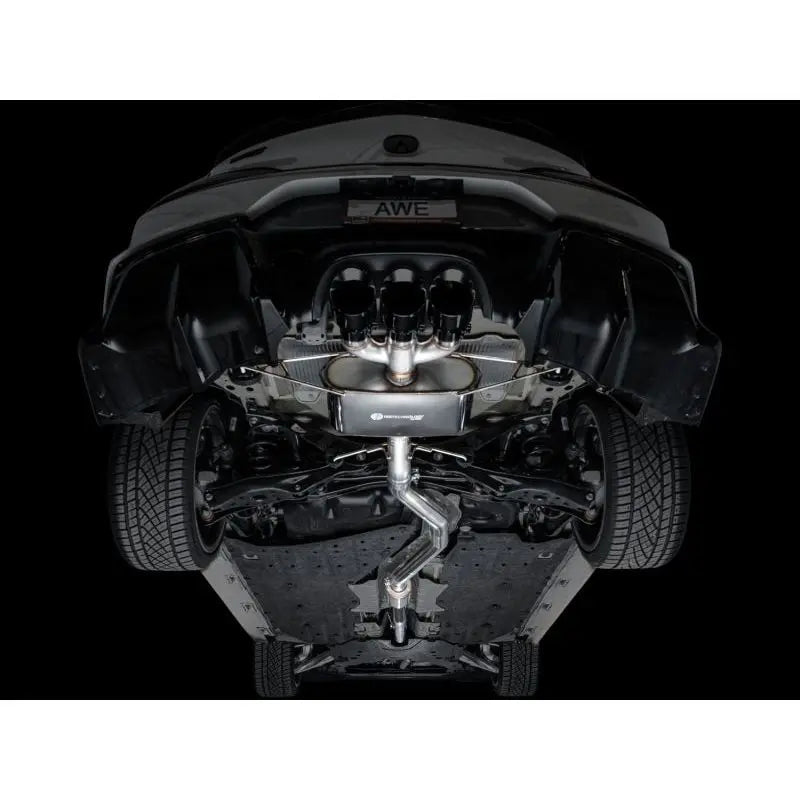 AWE Tuning 2024 Acura Integra Type S DE5 FWD Touring Edition Exhaust w/ Triple Diamond Black Tips - Get it from Bo