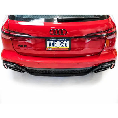AWE Tuning 21-23 Audi C8 RS6/RS7 SwitchPath Cat-back Exhaust - Diamond Black Tips - Get it from Bo