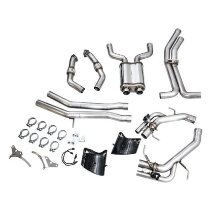 AWE Tuning 21-23 Audi C8 RS6/RS7 SwitchPath Cat-back Exhaust - Diamond Black Tips - Get it from Bo
