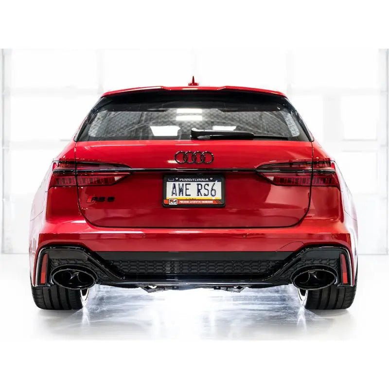 AWE Tuning 21-23 Audi C8 RS6/RS7 SwitchPath Cat-back Exhaust - Diamond Black Tips - Get it from Bo