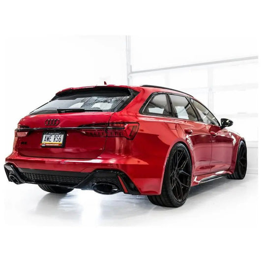 AWE Tuning 21-23 Audi C8 RS6/RS7 SwitchPath Cat-back Exhaust - Diamond Black Tips - Get it from Bo