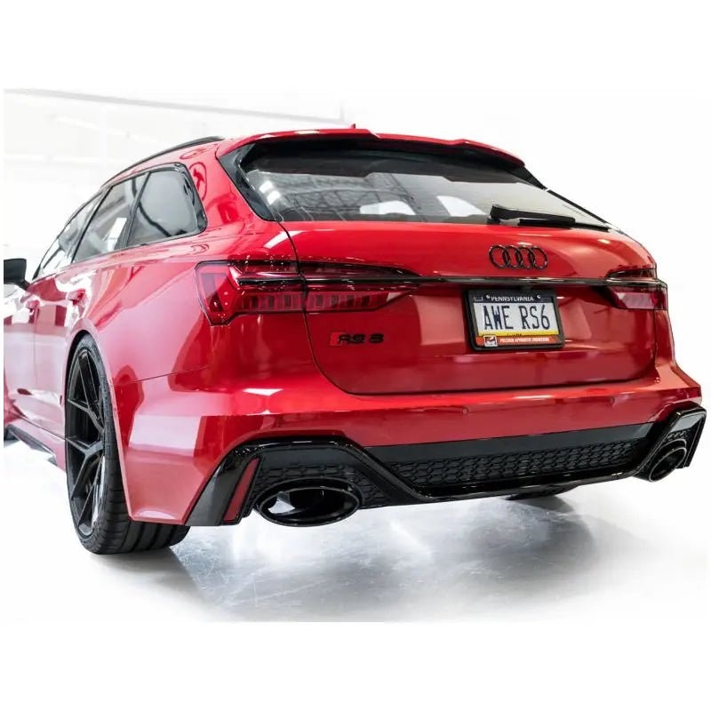 AWE Tuning 21-23 Audi C8 RS6/RS7 SwitchPath Cat-back Exhaust - Diamond Black Tips - Get it from Bo