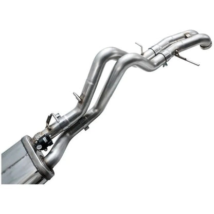 AWE Tuning 22-24 Ford Bronco Raptor 4WD Dual BashGuards Cat-Back SwitchPath Exhaust (No Tips) - Get it from Bo